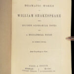1882 BEAUTIFUL Works of Shakespeare Plays Romeo & Juliet Tempest Julius Caesar