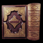1884 RARE Holman Holy BIBLE Old & New Testaments Maps HUGE Philadelphia BINDING