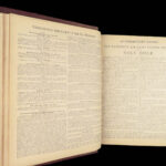 1884 RARE Holman Holy BIBLE Old & New Testaments Maps HUGE Philadelphia BINDING