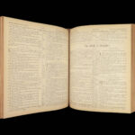 1884 RARE Holman Holy BIBLE Old & New Testaments Maps HUGE Philadelphia BINDING