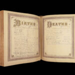 1884 RARE Holman Holy BIBLE Old & New Testaments Maps HUGE Philadelphia BINDING
