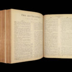 1884 RARE Holman Holy BIBLE Old & New Testaments Maps HUGE Philadelphia BINDING
