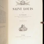 1880 Fine Binding 1st ed Saint Louis by Wallon | Renaissance France Illustrated