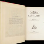 1880 Fine Binding 1st ed Saint Louis by Wallon | Renaissance France Illustrated