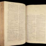 1784 MASSIVE Dictionary of the English Language by Samuel Johnson | Fine Leather
