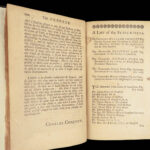 1743 Colonial BOSTON 1st Chauncy Thoughts on Religion in New England Whitefield