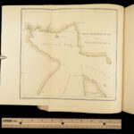 1879 1st Second Arctic Expedition of Hall by Nourse | Franklin Voyage & HUGE MAP