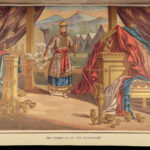 1892 ENORMOUS Holy BIBLE Color Illustrated King James EXQUISITE Clasp Binding