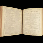 1892 ENORMOUS Holy BIBLE Color Illustrated King James EXQUISITE Clasp Binding