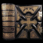 1892 ENORMOUS Holy BIBLE Color Illustrated King James EXQUISITE Clasp Binding