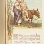 1892 ENORMOUS Holy BIBLE Color Illustrated King James EXQUISITE Clasp Binding