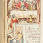 1892 ENORMOUS Holy BIBLE Color Illustrated King James EXQUISITE Clasp Binding