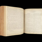 1892 ENORMOUS Holy BIBLE Color Illustrated King James EXQUISITE Clasp Binding