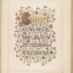 1861 Illuminated BIBLE Sermon on the Mount Audsley Color ART Victorian FOLIO