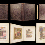 1861 Illuminated BIBLE Sermon on the Mount Audsley Color ART Victorian FOLIO
