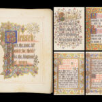 1861 Illuminated BIBLE Sermon on the Mount Audsley Color ART Victorian FOLIO