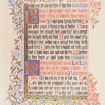1861 Illuminated BIBLE Sermon on the Mount Audsley Color ART Victorian FOLIO