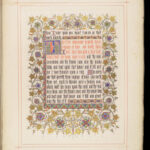 1861 Illuminated BIBLE Sermon on the Mount Audsley Color ART Victorian FOLIO