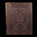 1861 Illuminated BIBLE Sermon on the Mount Audsley Color ART Victorian FOLIO
