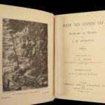 1894 Charles Spurgeon 1st ed Bible Sermons in Stones by Baptist American Puritan
