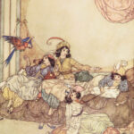 1910 EXQUISITE Sleeping Beauty by Quiller-Couch w/ Edmond DULAC Art Fairy Tales