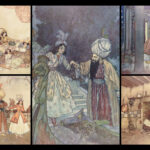 1910 EXQUISITE Sleeping Beauty by Quiller-Couch w/ Edmond DULAC Art Fairy Tales