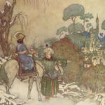 1910 EXQUISITE Sleeping Beauty by Quiller-Couch w/ Edmond DULAC Art Fairy Tales
