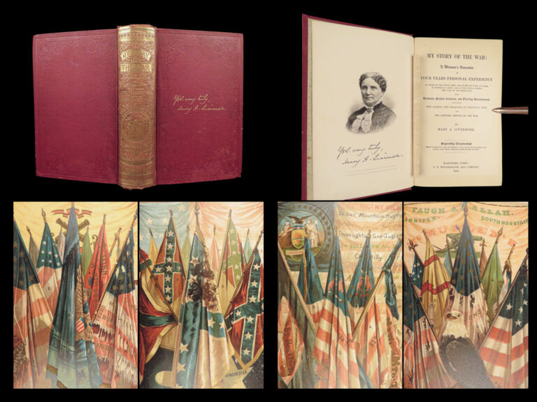 Image of 1888 NURSING 1st Mary Livermore Story of Civil War | Union Army Hospitals
