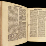 1520 Summa Theologica by Thomas Aquinas | 1st Post-Incunable Giunta Myt edition