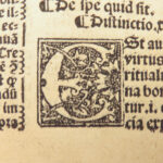 1520 Summa Theologica by Thomas Aquinas | 1st Post-Incunable Giunta Myt edition