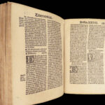 1520 Summa Theologica by Thomas Aquinas | 1st Post-Incunable Giunta Myt edition
