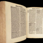 1520 Summa Theologica by Thomas Aquinas | 1st Post-Incunable Giunta Myt edition