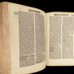 1520 Summa Theologica by Thomas Aquinas | 1st Post-Incunable Giunta Myt edition