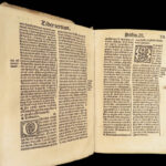 1520 Summa Theologica by Thomas Aquinas | 1st Post-Incunable Giunta Myt edition