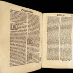 1520 Summa Theologica by Thomas Aquinas | 1st Post-Incunable Giunta Myt edition