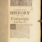 1713 War of Spanish Succession 1st ed by Brodrick | Treaty of Utrecht & Maps
