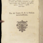 1757 Miguel Venegas on Baja CALIFORNIA | Mexico Cochimi Noticia Spanish Jesuits