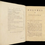 1784 MASSIVE SET Works of VOLTAIRE Gotha ed 53vols | Includes Isaac Newton
