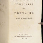 1784 MASSIVE SET Works of VOLTAIRE Gotha ed 53vols | Includes Isaac Newton