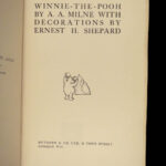 1926 TRUE 1st ed 1st Winnie the Pooh AA Milne Illustrated Children’s Literature
