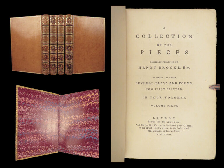 Image of 1778 Henry Brooke IRISH Poetry Universal Beauty Tasso Jerusalem Delivered 4v