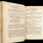 1683 Works of Horace 1st ed Jesuit Rodelle | ROYAL ARMORIAL Binding Julius Caesar ROME