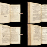 1683 Works of Horace 1st ed Jesuit Rodelle | ROYAL ARMORIAL Binding Julius Caesar ROME