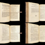 1683 Works of Horace 1st ed Jesuit Rodelle | ROYAL ARMORIAL Binding Julius Caesar ROME