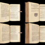 1683 Works of Horace 1st ed Jesuit Rodelle | ROYAL ARMORIAL Binding Julius Caesar ROME