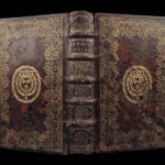 1683 Works of Horace 1st ed Jesuit Rodelle | ROYAL ARMORIAL Binding Julius Caesar ROME