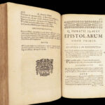 1683 Works of Horace 1st ed Jesuit Rodelle | ROYAL ARMORIAL Binding Julius Caesar ROME