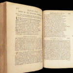 1683 Works of Horace 1st ed Jesuit Rodelle | ROYAL ARMORIAL Binding Julius Caesar ROME