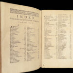 1683 Works of Horace 1st ed Jesuit Rodelle | ROYAL ARMORIAL Binding Julius Caesar ROME