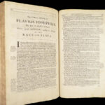 1693 ENGLISH Flavius Josephus Jewish War Antiquities of Jews Judaica FOLIO